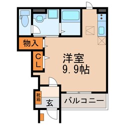 仮）守山区上志段味新築アパートの物件間取画像